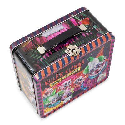 oriental trading diy metal lunch box|Killer Klowns From Outer Space Metal Tin Lunch Box.